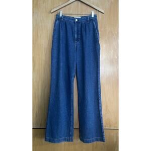 Reformation Blue Straight Leg Jeans